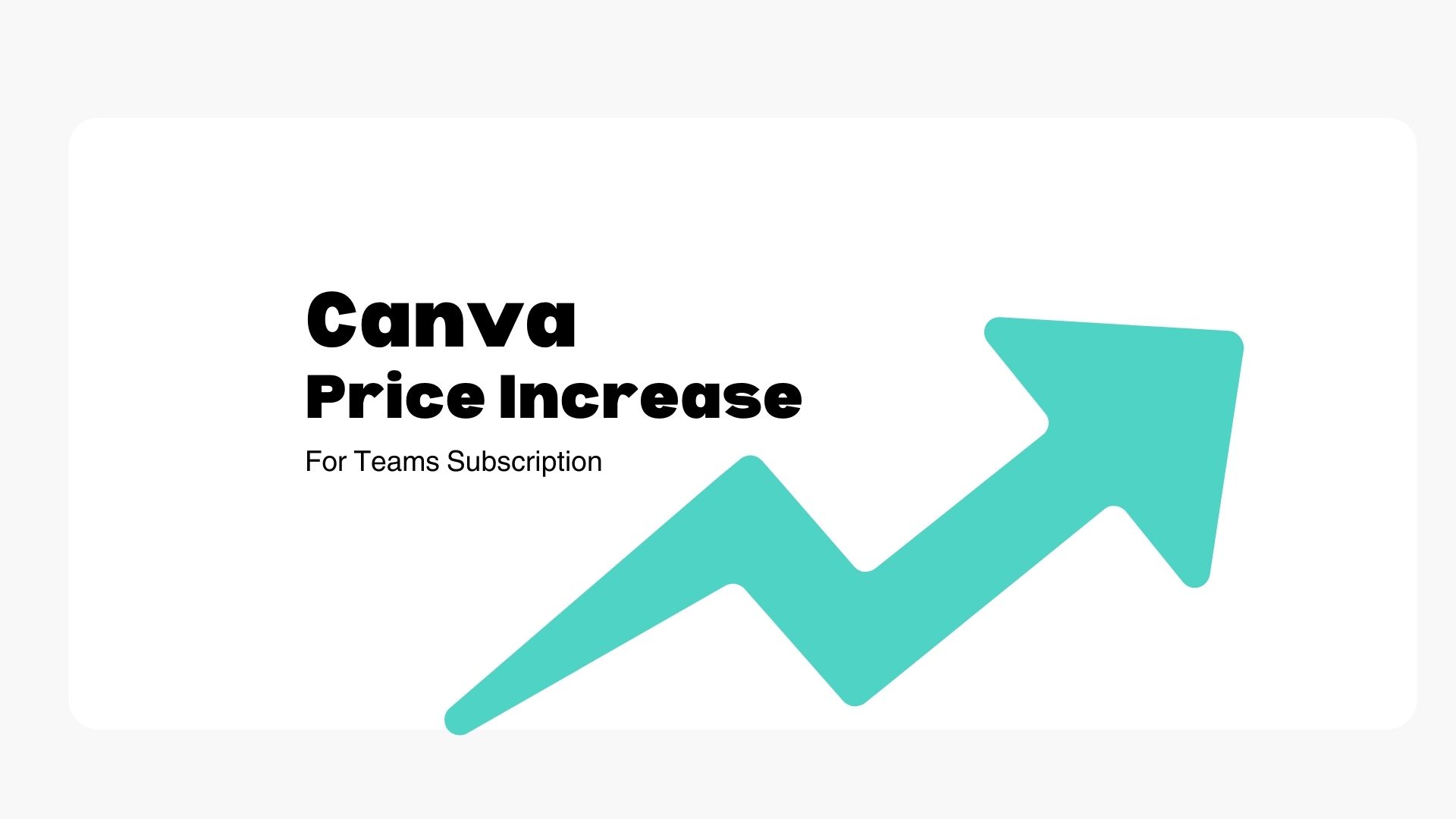 Canva Teams Subscription Price Increase